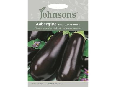 Aubergine 'Early Long Purple 2' Seeds