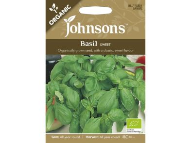 Basil 'Sweet' Organic Seeds