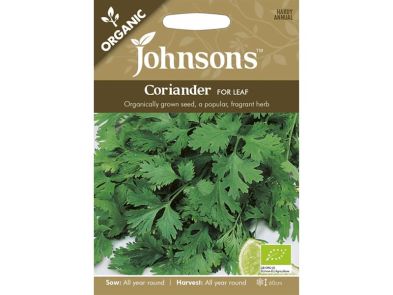 Coriander 'Cilantro for Leaf' Organic Seeds