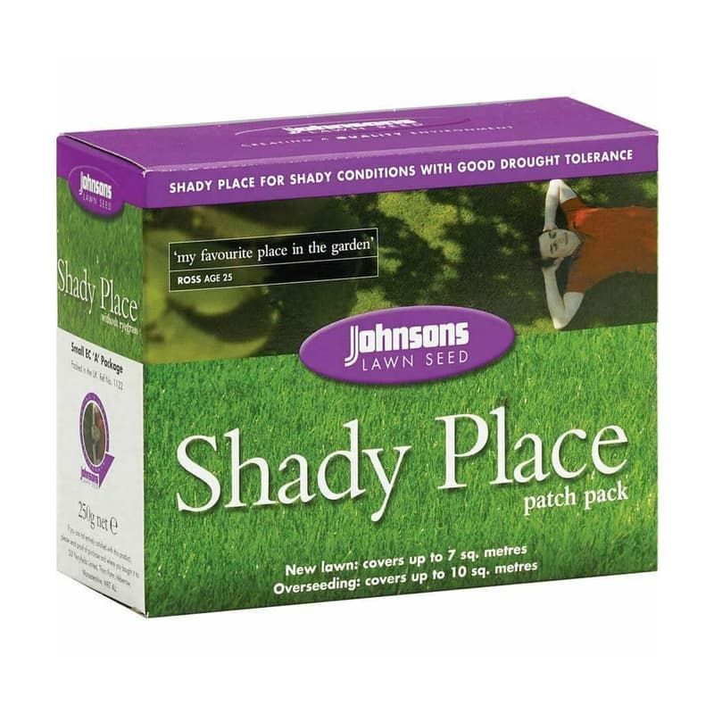 JOHNSONS SHADY LAWN SEED PATCH PACK 250G