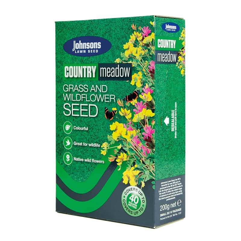 Johnsons Meadow Grass & Wildflower Seed 200G