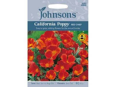 Eschscholzia Californian Poppy 'Red Chief' Seeds