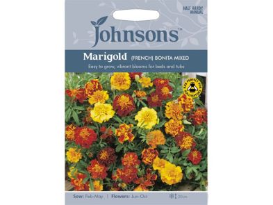 Marigold (French) 'Bonita Mixed' Seeds