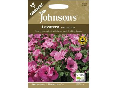 Lavatera 'Pink Mallow' Organic Seeds