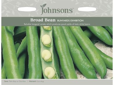 Broad Bean 'Bunyards Exhibition' Seeds
