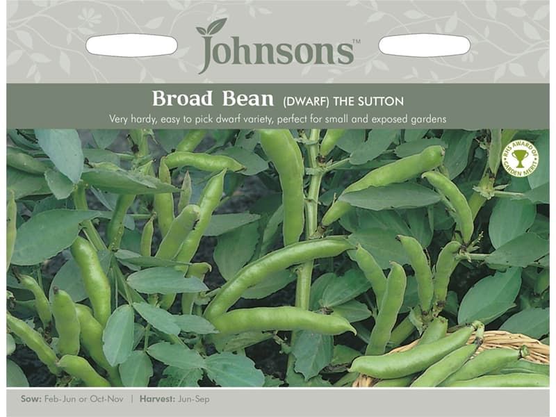Broad Bean (dwarf) 'The Sutton' Seeds