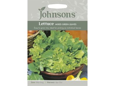 Lettuce 'Mixed Green Leaves' Seeds