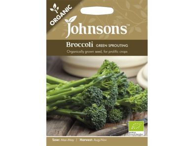 Broccoli 'Green Sprouting' Organic Seeds