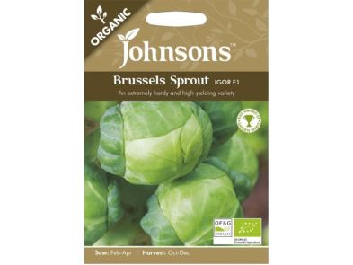 Brussels Sprout 'Igor' F1 Organic Seeds