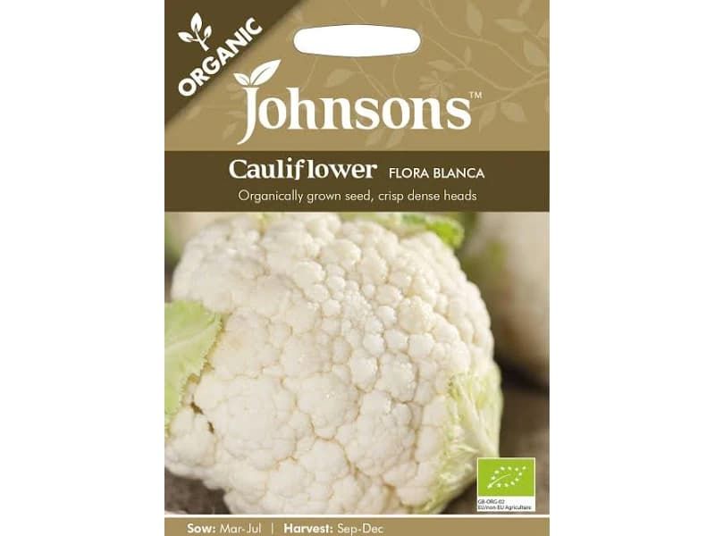 Cauliflower 'Flora Blanca' Organic Seeds