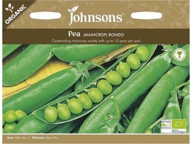 Pea 'Rondo' Organic Seeds