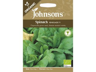 Spinach 'Renegade' F1 Organic Seeds