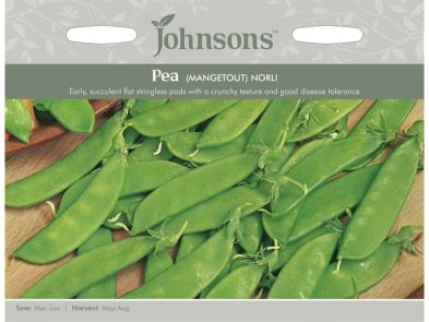 Pea (mangetout) 'Norli' Seeds