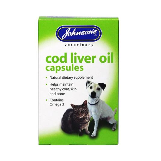 Johnson's Veterinary Cod Liver Oil Capsules - 40 Pack