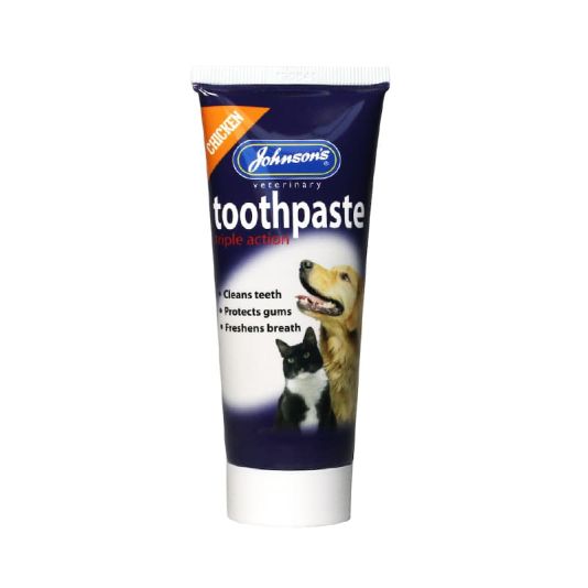 Johnson's Veterinary Triple Action Toothpaste for Dogs & Cats - Chicken