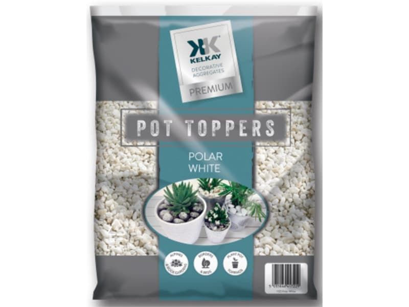 Pot Toppers Polar White.