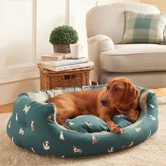 Laura Ashley 'Park Dogs' Deluxe Slumber Bed 24"