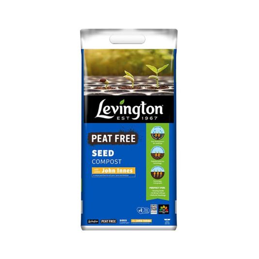 Levington Peat Free Seed Compost with John Innes 10 Litre
