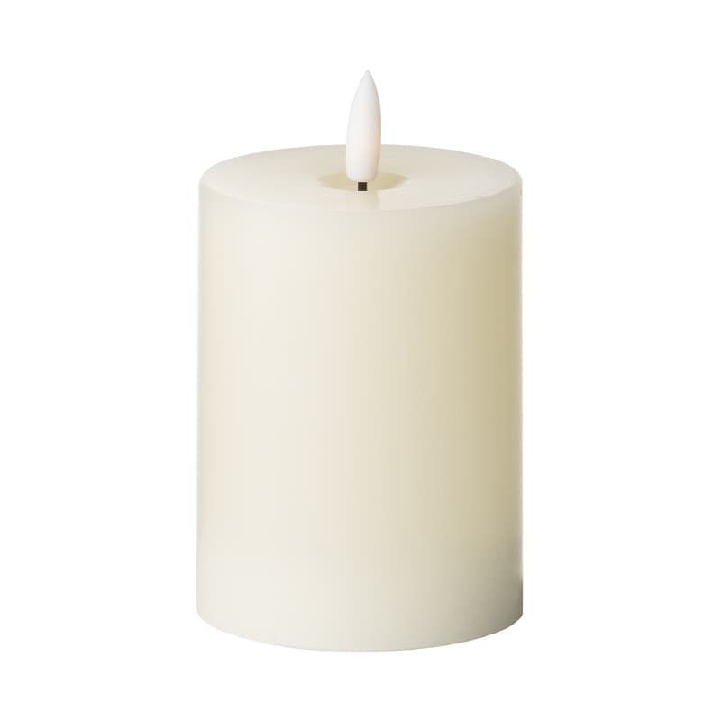 Luxe Collection Natural Glow LED Ivory Candle 3 x 4"