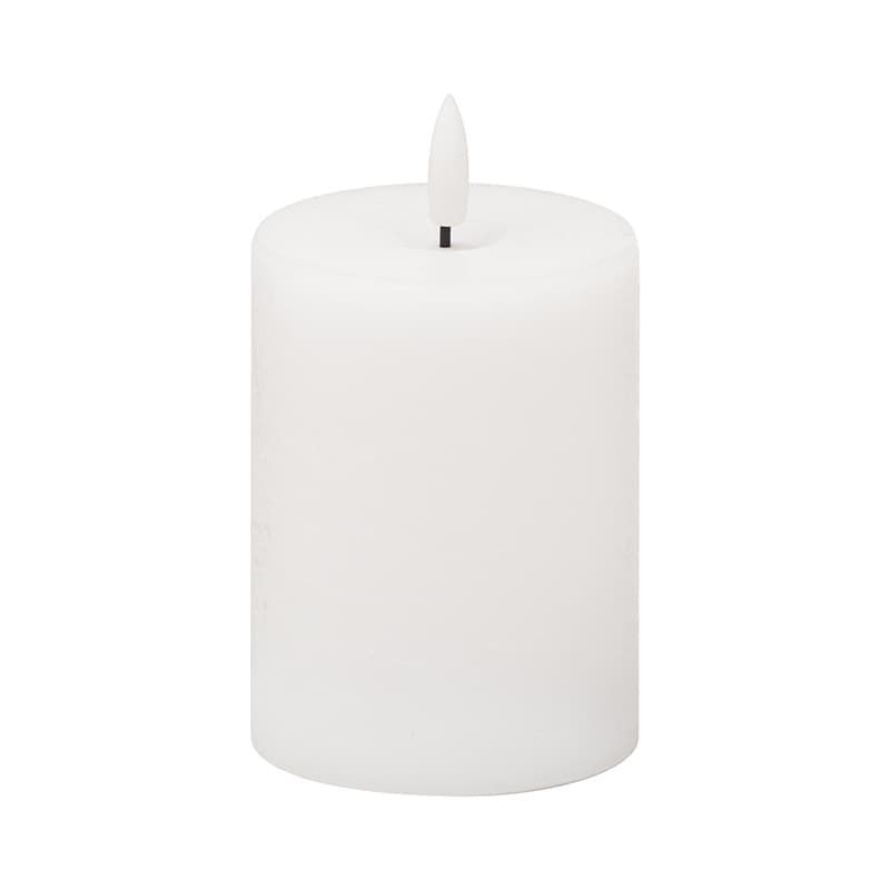 Luxe Collection Natural Glow LED White Candle 3 x 4"