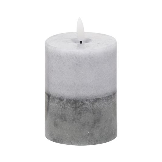 Luxe Collection Natural Glow Stone LED Candle 3 x 4"