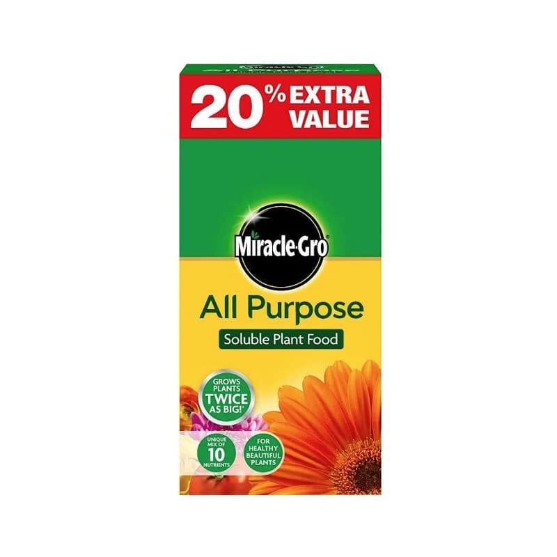 Miracle-Gro All Purpose Soluble Plant Food 1kg + 20% Free