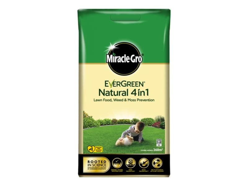 Miracle-gro Evergreen Natural 4 in 1 260m²