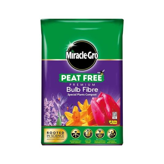 Miracle-Gro Peat Free Premium Bulb Fibre Compost 10 Litre