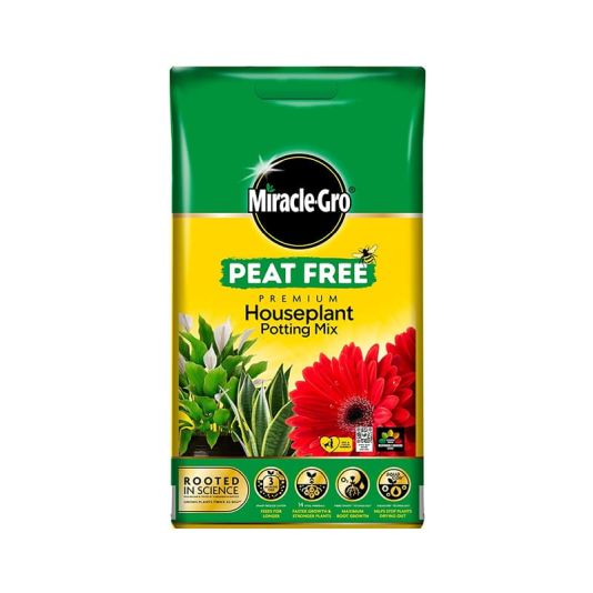 Miracle-Gro Peat Free Premium Houseplant Potting Mix 10 Litre