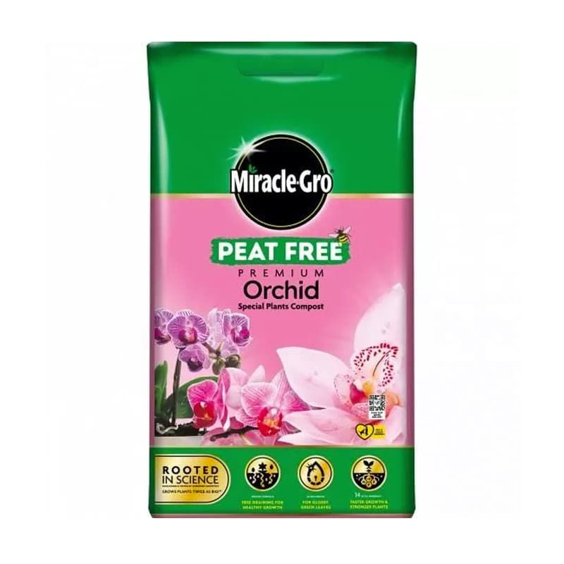 MIRACLE GRO ORCHID PEAT FREE COMPOST 6L