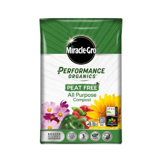 Miracle-Gro Performance Organics Peat Free All-Purpose Compost 40 Litre