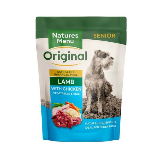 Natures Menu Senior Lamb with Chicken Meal Pouch 300g