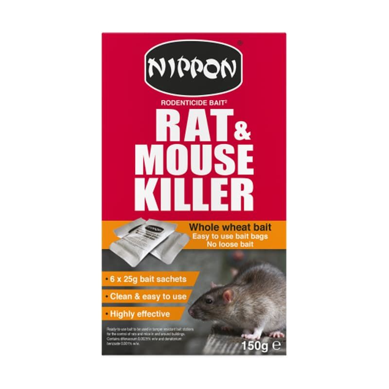 NIPPON RODENTICIDE WHEAT BAIT 150G