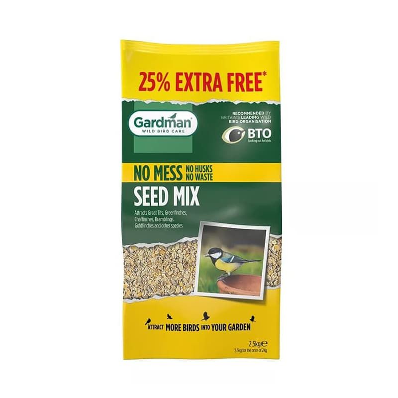 No Mess Seed Mix 2kg + 25% Free