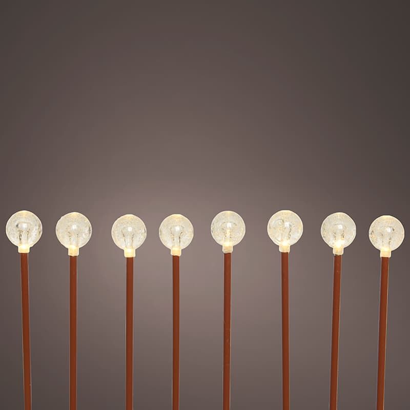 Outdoor LED Twinkle Effect Ball Stake Lights