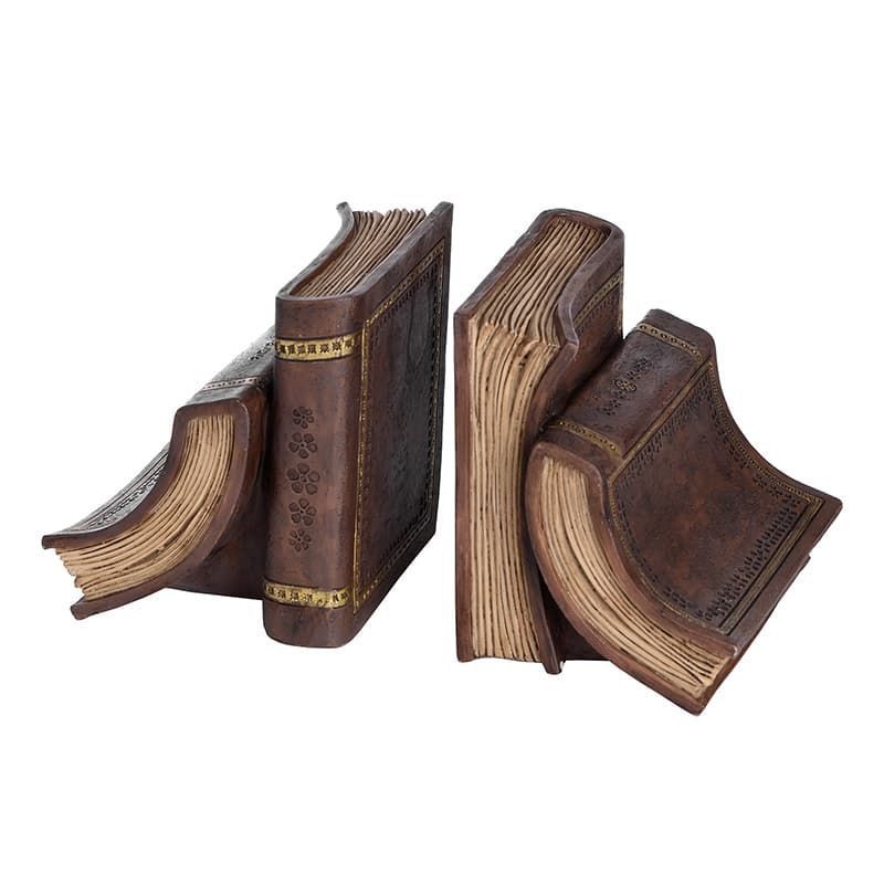 Pair of Old Books Bookends