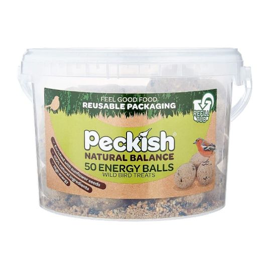 Peckish Natural Balance Energy Balls - 50 Tub