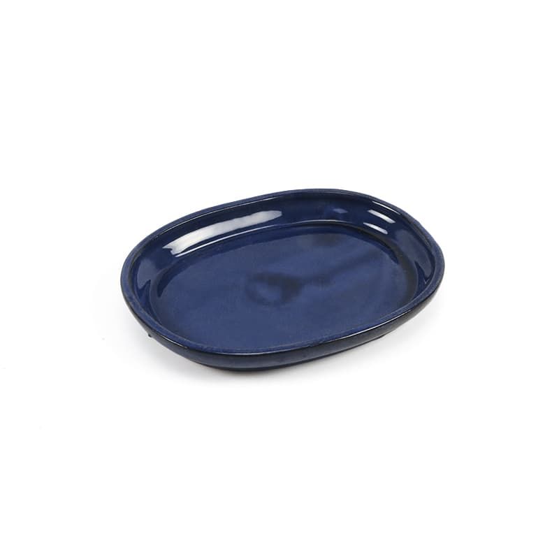 Bonsai 6 Oval Blue 12cm Saucer