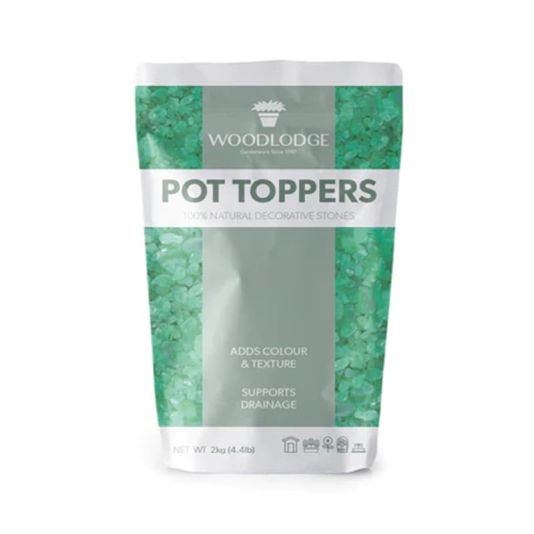 Pot Topper Green Glass Chippings 2kg