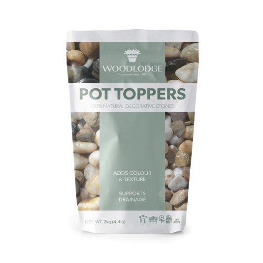 Pot Topper Mixed River Stones 2kg