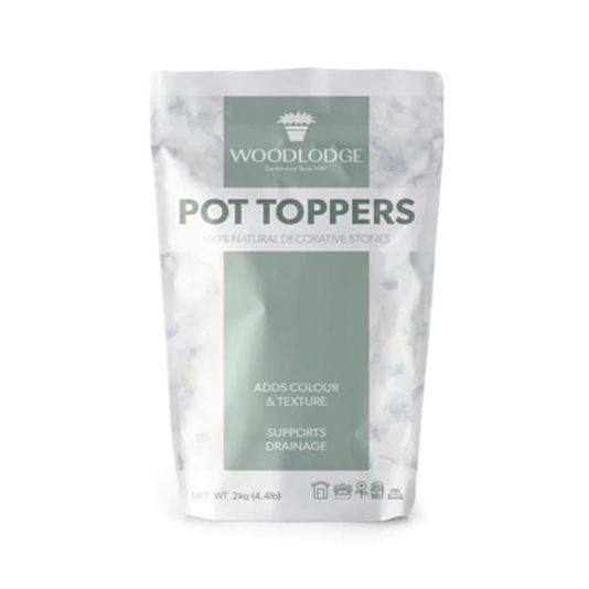 Pot Topper White Glass Chippings 2kg