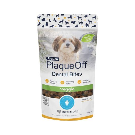 ProDen Plaque Off Dental Bites for Small Dogs & Cats - 60g