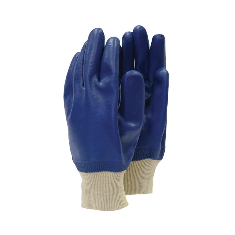 PVC Super Coated Gloves Blue - Large