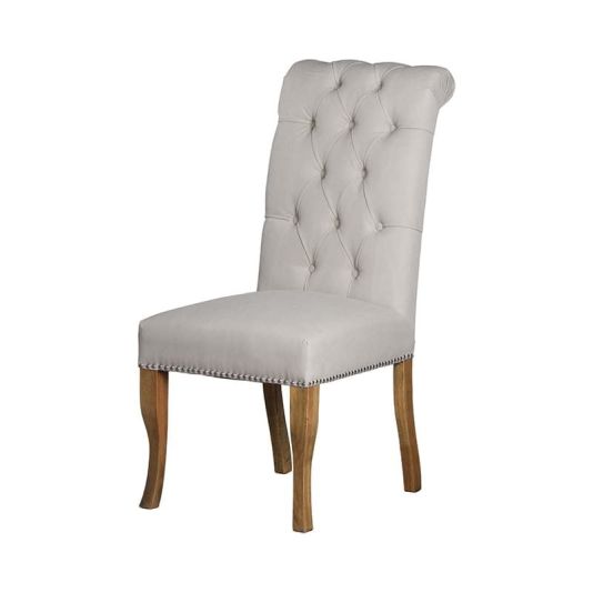 Roll Top Dining Chair with Ring Pull