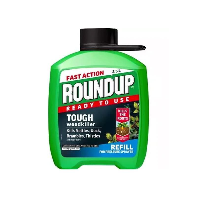 Roundup Tough Weedkiller Pump Refil 2.5Litres