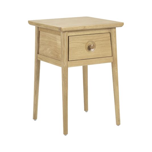 Skien Lamp Table with One Drawer