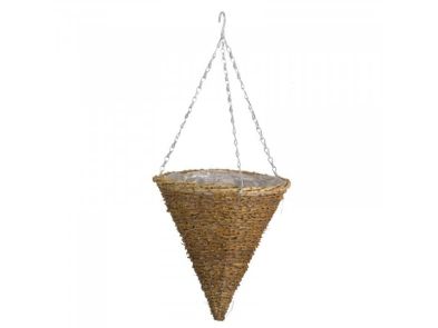 12 Inches Country Rattan Cone