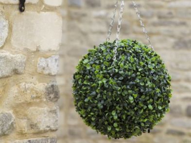 Boxwood Topiary Ball 40cm Artificial Hanging Ball