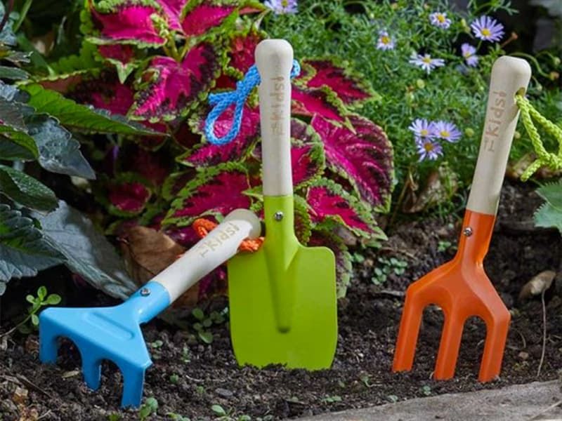 Smart Garden Kids Fork Trowel Rake Set