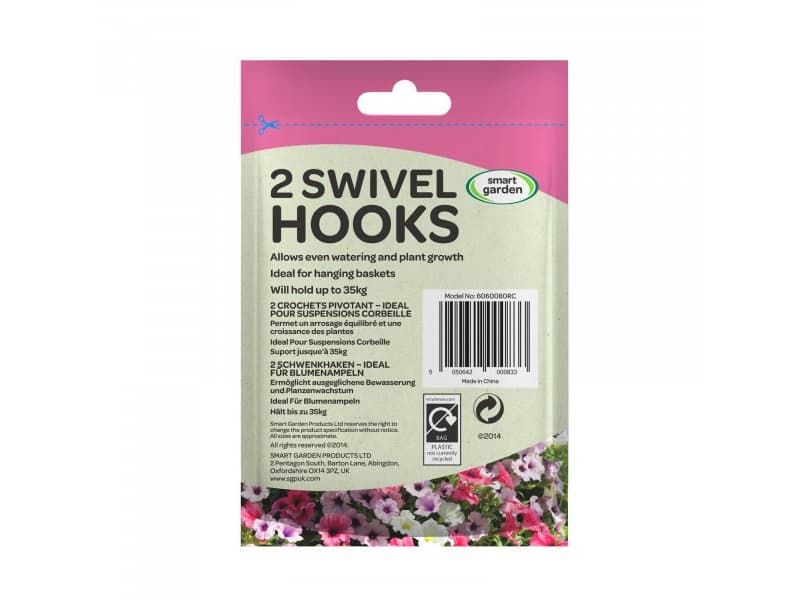 Swivel Hooks for Hanging Baskets 2 Pack
